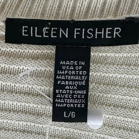 NWT Eileen Fisher Butter Long Knit Cardigan with Belt Size Large - Picture 6 of 11